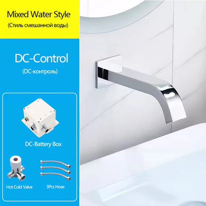 Oxg Wall Mount Smart Sensor Basin Faucet Automatic
