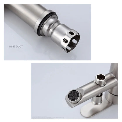 Cold Water Bathroom Basin Faucet Shower Head Shampoo