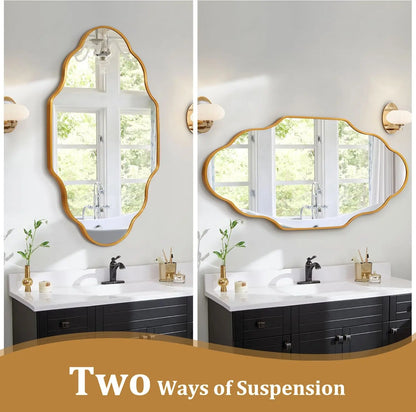 Irregular Wall Mirror Asymmetrical Mirror Wall 116 66