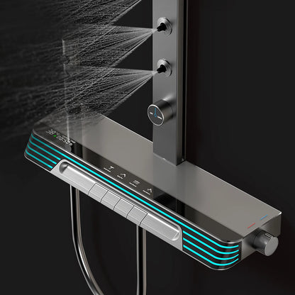 Spa Waist Spray Digital Bathroom Shower Ambient Lighting