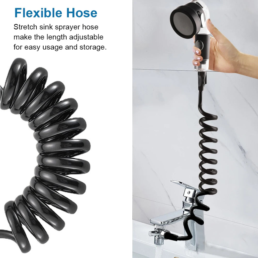Shower Faucet Hose Handheld Shower Head Spray Tap