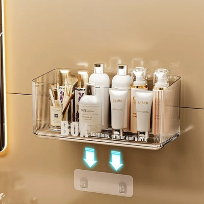 Shower Shelves Adhesive Clear Acrylic Bathroom Shower Caddy