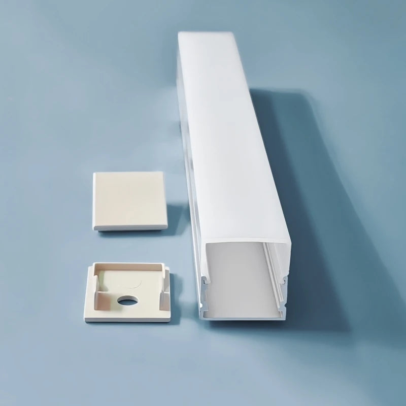 Three-Sided Glowing Led Aluminum Profile Tube Lamp Surface