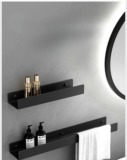 Luxury Minimalist Black Bathroom Rack Towel Rack -