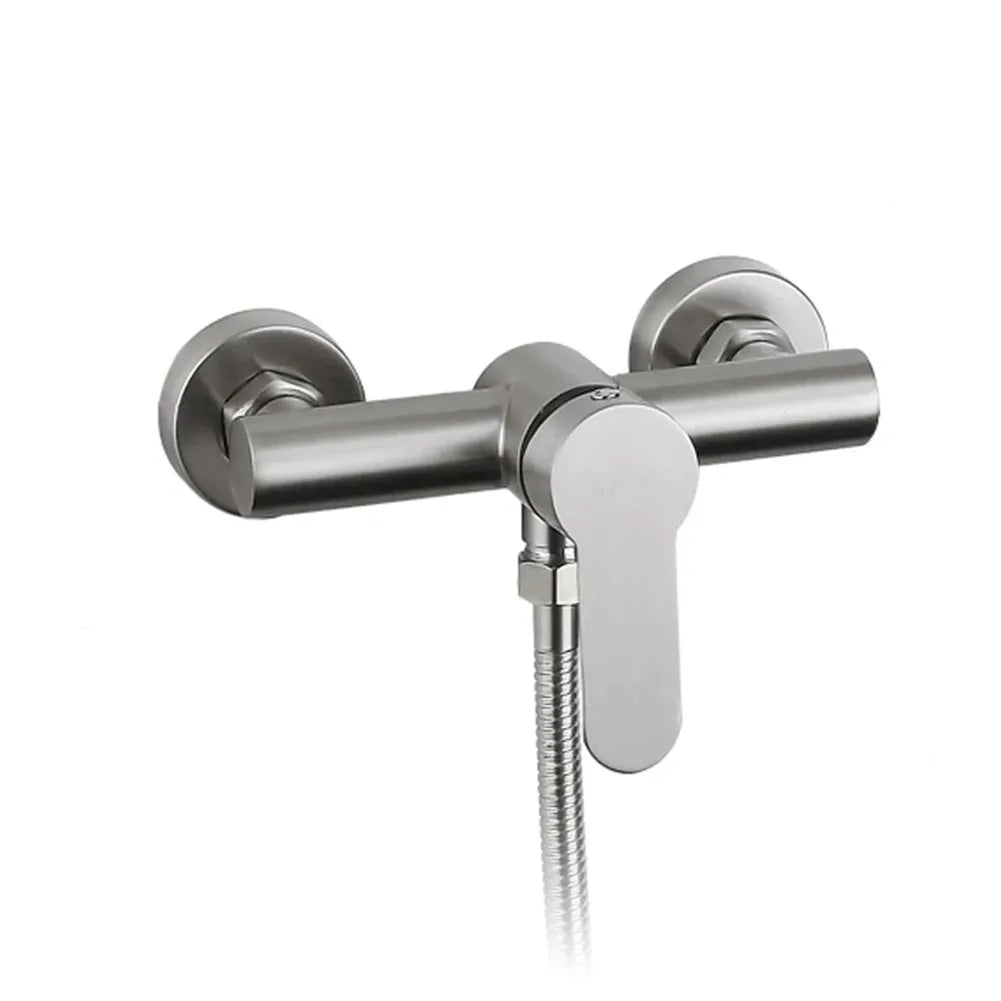 Stainless Steel Bathroom Shower Faucet Cold Water Mixer