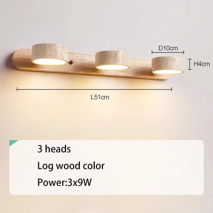 Spanish Natural Limestone Double-Sided Wall Lamp Creative