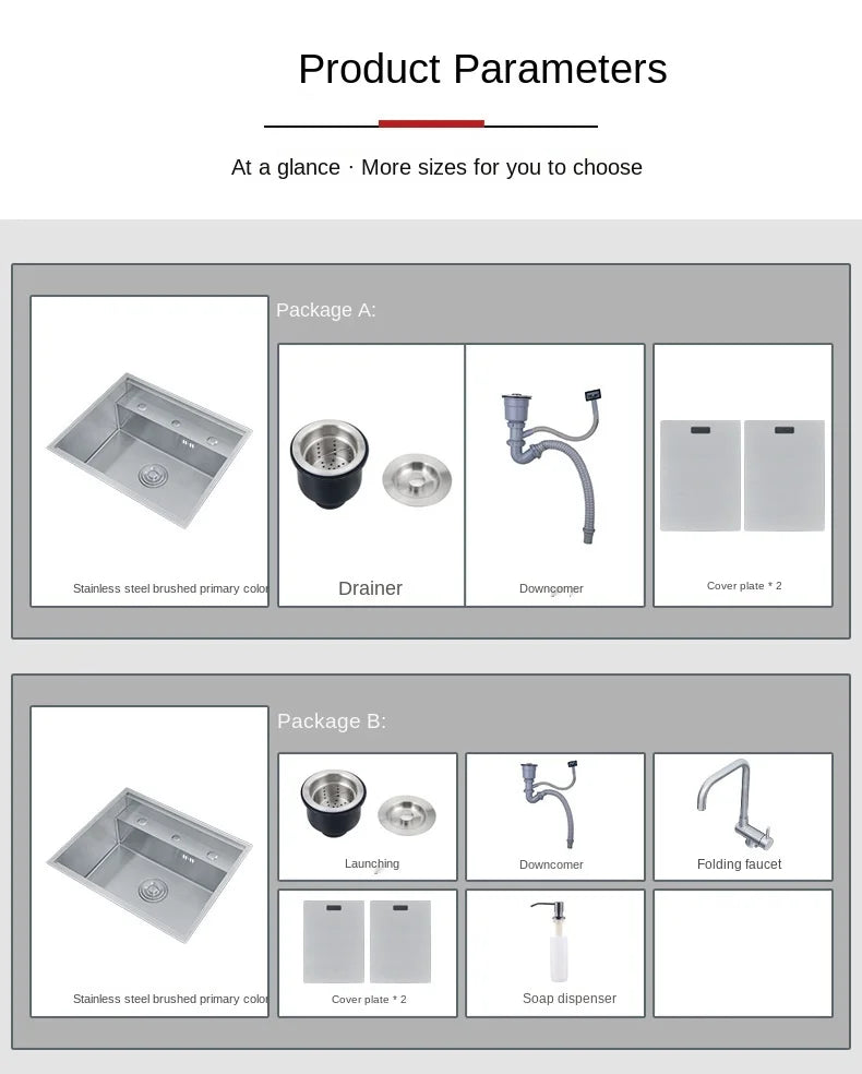 Nano 55 45 23cm Hidden Sink Groove Invisible