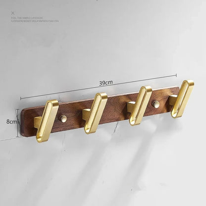 Tuqiu Robe Hook Clothes Hook Towel Hanger Wood
