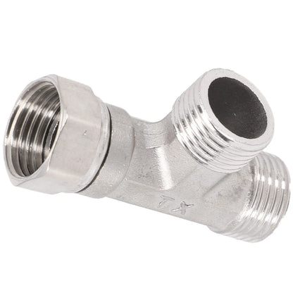 G1/2 Way T-Adapter Bathroom Shower Faucet Water Splitter