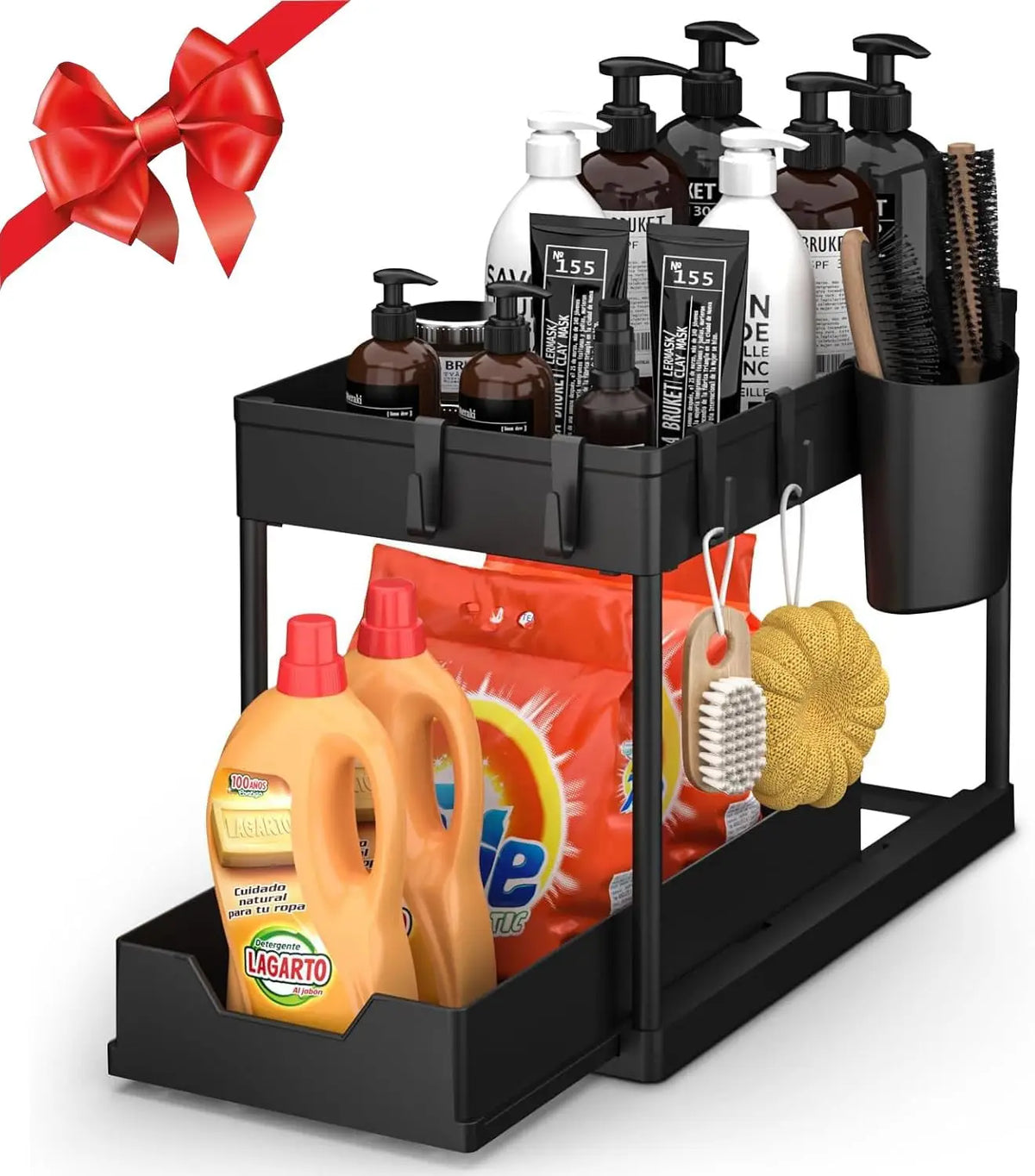 Under Sink Organizers Tier Under Bathroom Cabinet Holder