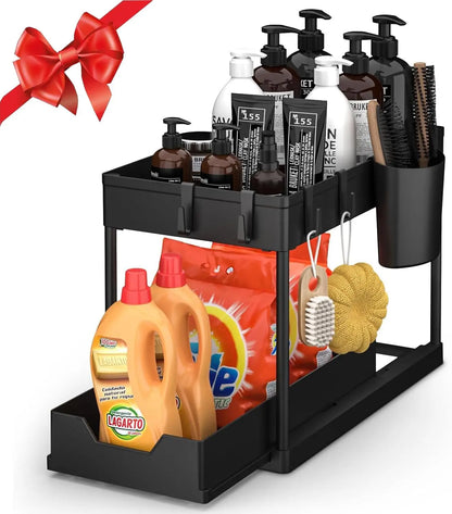 Under Sink Organizers Tier Under Bathroom Cabinet Holder