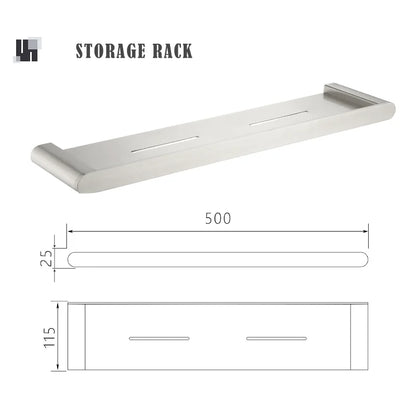 Bathroom Hardware Stainless Steel Bathroom Wall Mounted Towel