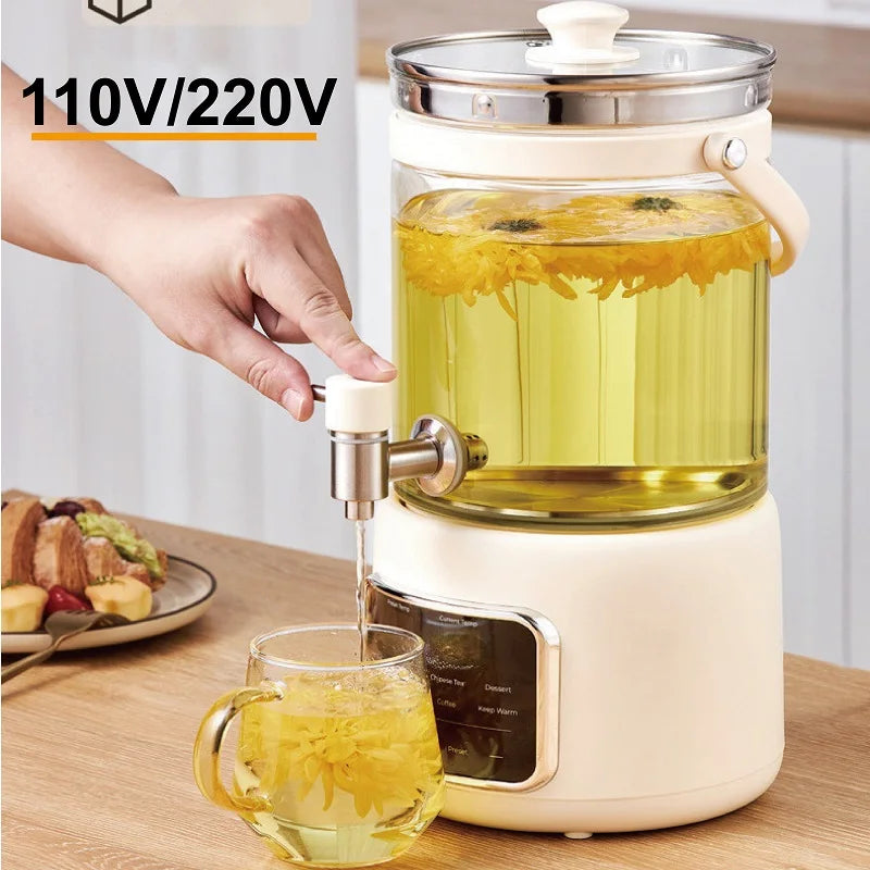 110v/220v Electric Kettle Smart Tea Brewer Commercial Faucet