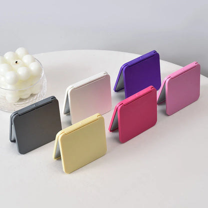 2-Face Makeup Mirror Square Cute Girl Gift Hand