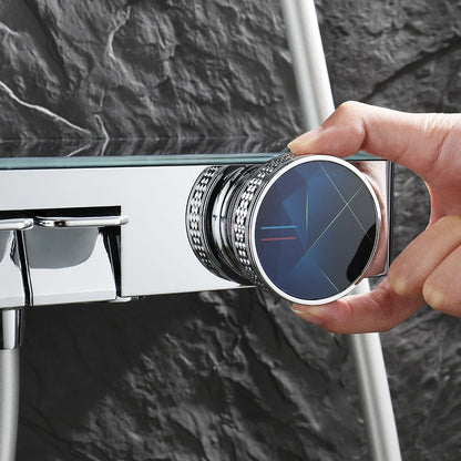 Chrome Piano Digital Bathroom Shower Cold Digital Bathroom