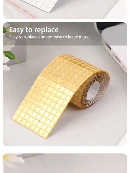 4x100cm Creative Diy Glass Mirror Stickers Mosaic Glass