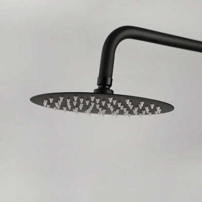 Kemaidi Matte Black Shower Wall Mounted Rainfall Shower
