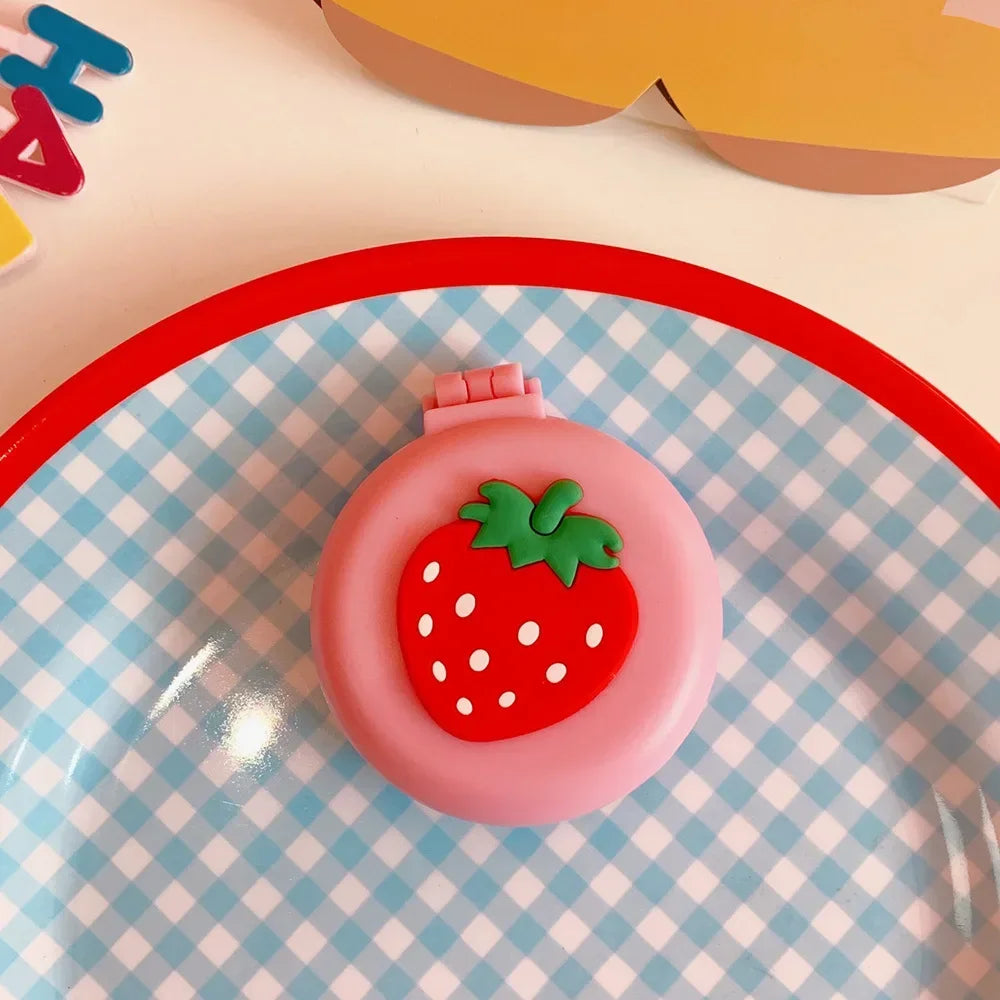 1pcs Mini Cute Folding Air Comb Mirror Compact