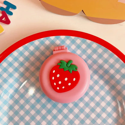 1pcs Mini Cute Folding Air Comb Mirror Compact