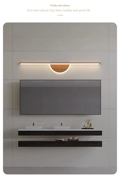 Modern Led Wall Lamp Bathroom Mirror Line Sconce