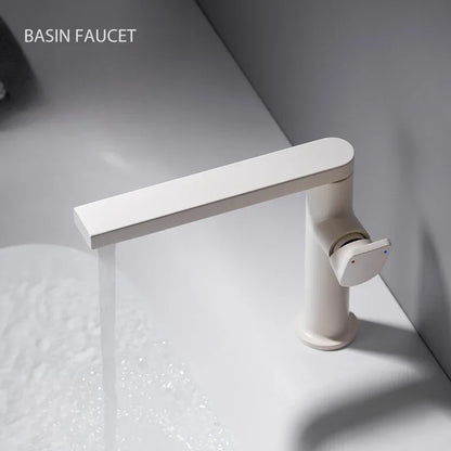Brass Cold Bathroom Faucet Grey Toilet Vanity Basin