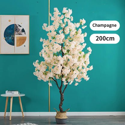 Decoration Artificial Cherry Tree Bonsai Wedding Indoor Living