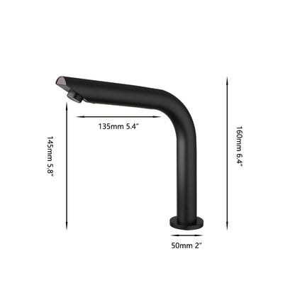 Kemaidi Matte Black Touchless Sensor Bathroom Sink Faucet