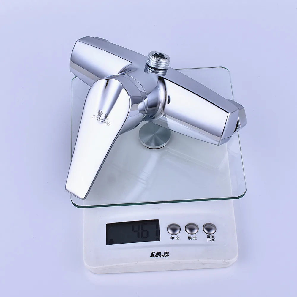 Brass Shower Faucet Mixer Valve Shower Head Hidden