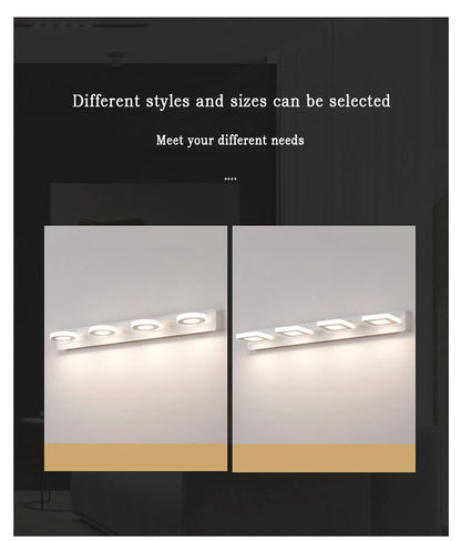 Led Bathroom Mirror Wall Lamp Vanity Light Waterproof