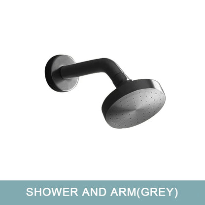 Shower Faucet System Stainless Steel Head Shower Wall
