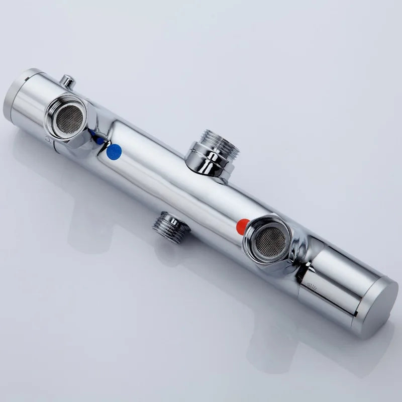 Thermostatic Bathtub Shower Faucet Chrome Thermostatic Mixer