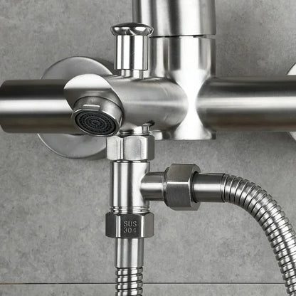 G1/2 Way T-Adapter Bathroom Shower Faucet Water Splitter