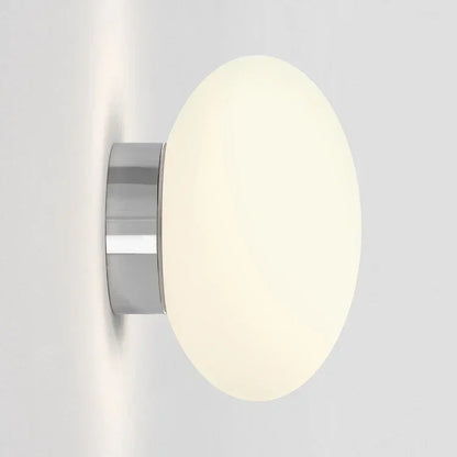 Modern White Wall Lamp Ball Glass Wall Sconce