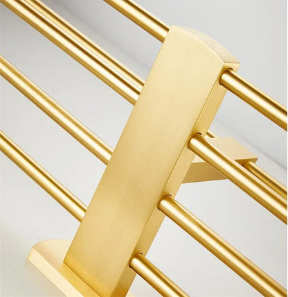 Brushed Gold Bathroom Towel Rack Paper Holder Toilet