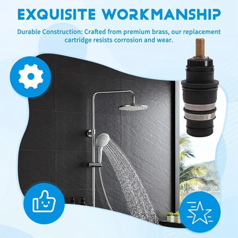 A76x-For Hansgrohe 98282000 Thermostatic Shower Valve Cartridge