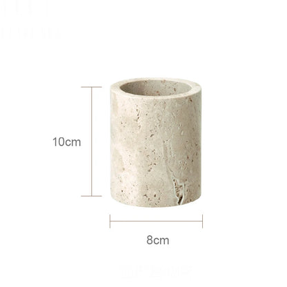 Travertine Bathroom Luxury Soap Dish Soap Dispenser Tissue