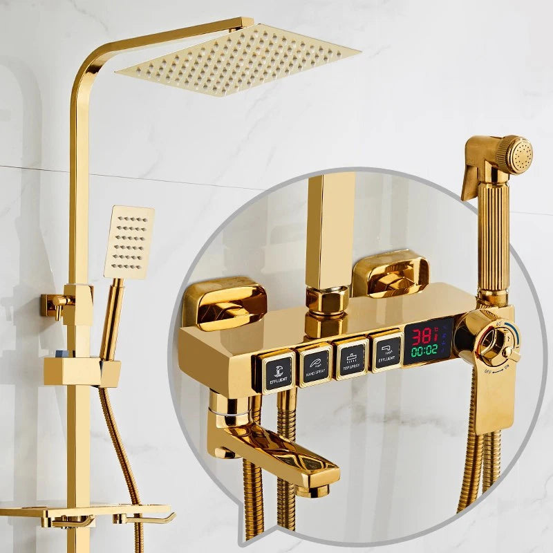 Digital Bathroom Shower Quality Brass Cold Bathroom Mixer