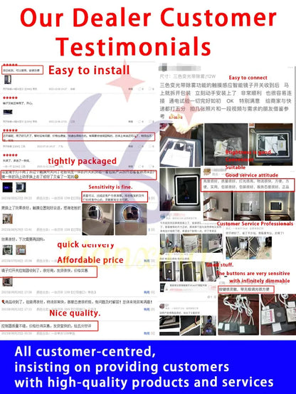 Strip Light Controller Smart Switch Touch Mirror Dimmer