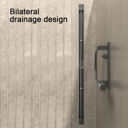 2cm Wide Floor Drain Stainless Steel Linear Narrow