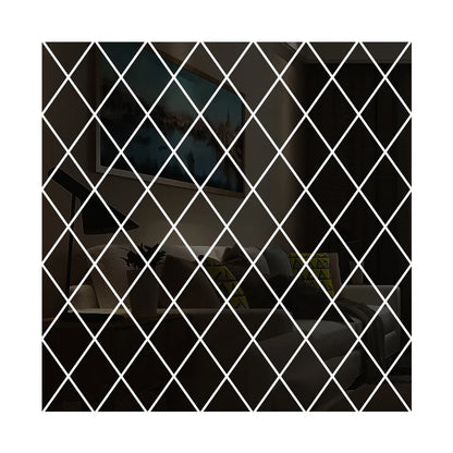 10/17/32/58pcs 3d Mirror Stickers Acrylic Triangles