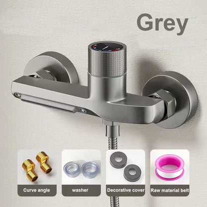 Brass Bathroom Shower Faucet Basin Faucets Wall Mounted