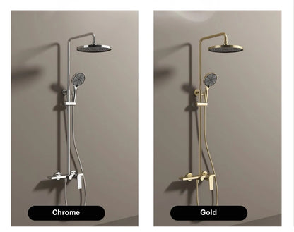 Bathroom Shower System Brushed Gold Cold Bathroom Faucet