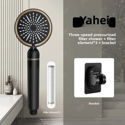 High Pressure Filter Shower Head Chlorine Removal Skin