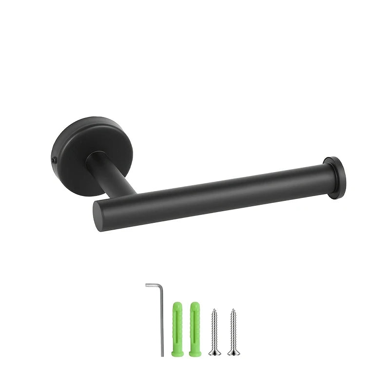 Stainless Steel Toilet Paper Holder Wall-Mounted Bathroom Roll
