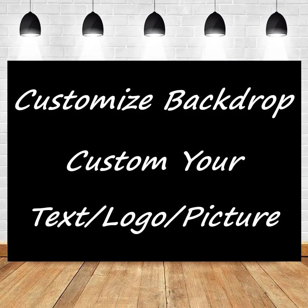 Yeele Customize Backdrop Custom Your Picture Text Logo