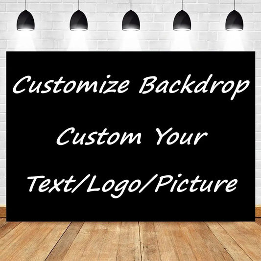 Yeele Customize Backdrop Custom Your Picture Text Logo