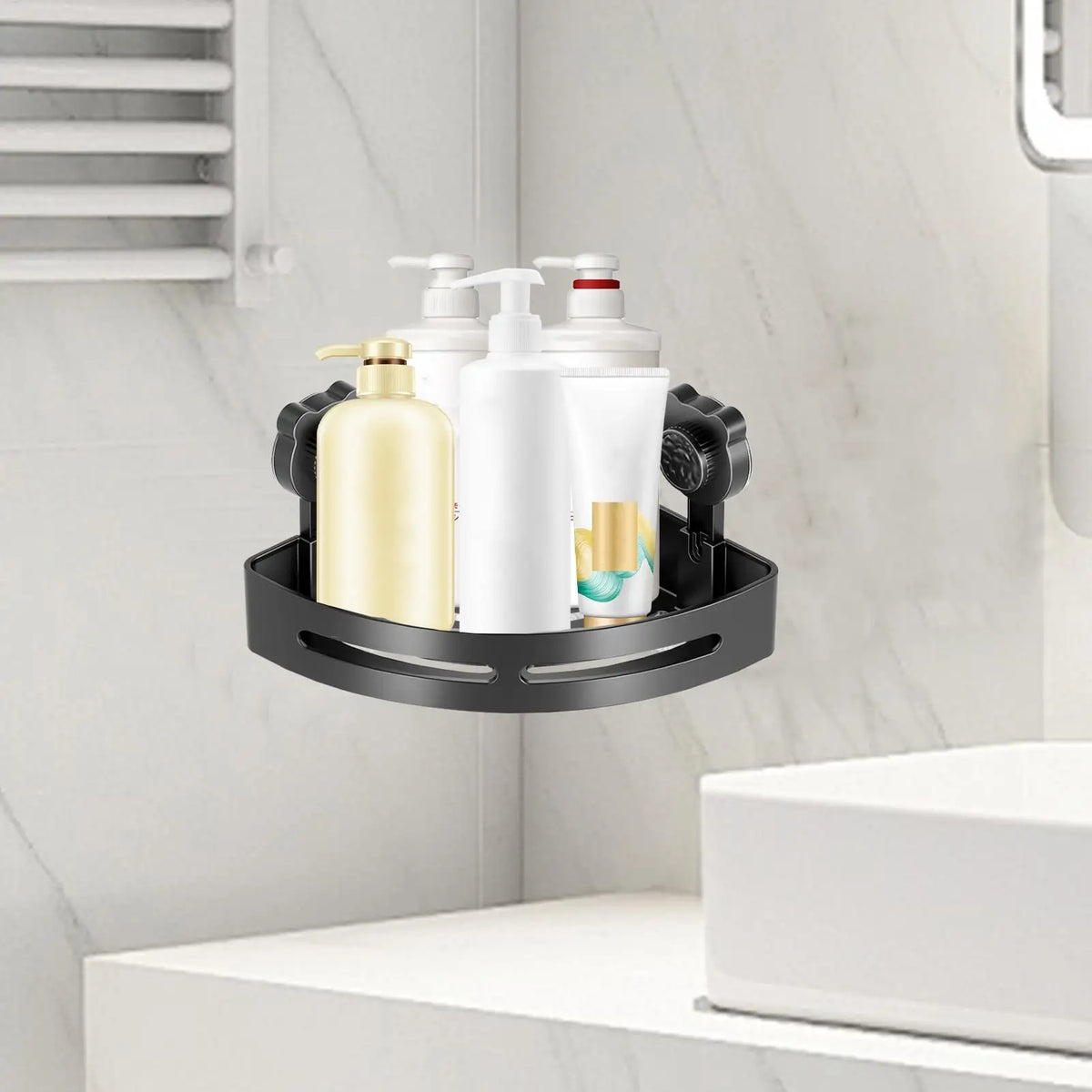 Cute Bear Suction Cup Shower Shelf Bathroom Shampoo