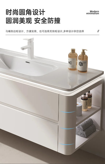 Led Light Ensuite Bathroom Cabinet Basin Designs Mirror