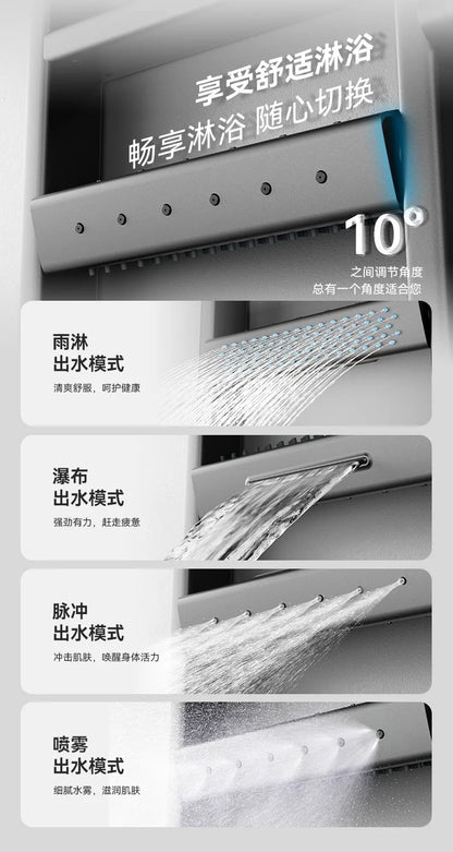 Applicable To Thermostatic Digital Display Rack Shower Designed