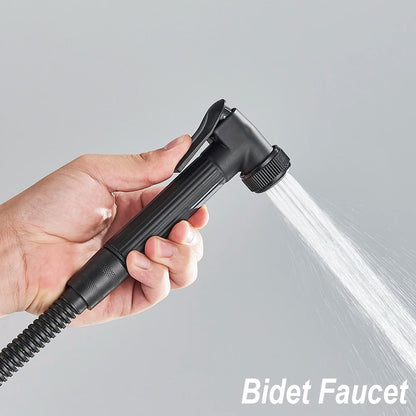Black Thermostatic Lcd Shower Faucet Temperature Display Rainfall